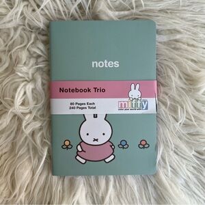 Miffy notebook trio of 3 brand new